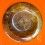 Rolex Rare 70's Collectible Massive Round Luxury Honey/Brown Marble Ashtray Dealer Cenicero Posacenere ref 537