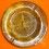 Rolex Rare 70's Collectible Massive Round Luxury Honey/Brown Marble Ashtray Dealer Cenicero Posacenere ref 537