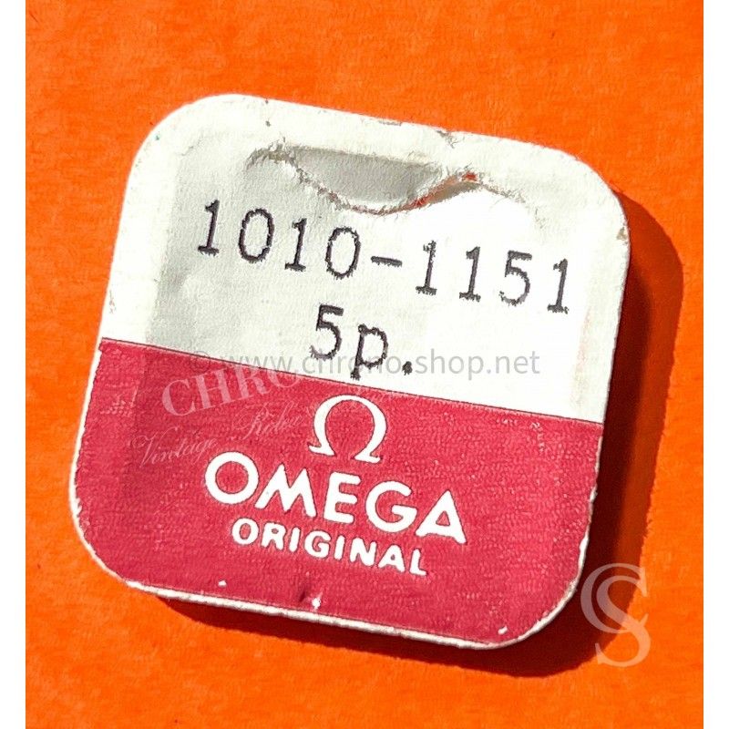 Omega Pièce mécanique horlogerie montres Roues intermédiaires 5p Ref 1010-1151 Cal 1010, 1151