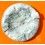 Rolex Rare 70's Collectible Massive Round Luxury Pearl grey Marble Ashtray Dealer Cenicero Posacenere ref RMA 210-G