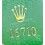 Rolex Rare 90's 2000's Watch caseback Hologram Sticker Decal, green Oyster GMT MASTER II ref 16710