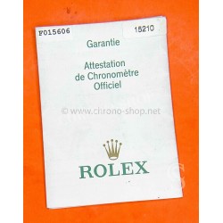 ROLEX VINTAGE & RARE 1986 GARANTIE PAPIER MONTRES ROLEX MODÈLE 69174 Ref 564.00.250.2.1986