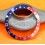 Rolex GMT Master 90's watch Faded PEPSI Dark Blue Red color S/S 16700,16710,16760 Bezel 24H Insert Part
