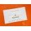 ROLEX GENUINE 80/90's VINTAGE FRENCH LANGUAGE BUSINESS CARD COMPLIMENTS WHITE CARD ROLEX