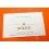 ROLEX GENUINE 80/90's VINTAGE FRENCH LANGUAGE BUSINESS CARD COMPLIMENTS WHITE CARD ROLEX
