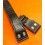 IWC Genuine Discontinued SANTONI Black leather calf Big Pilot watches 5002, 5004, 5009 Watch Strap ref IWE06181 /2613 18225