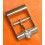 OMEGA VINTAGE 70's BOUCLE ARDILLON ACIER ? 16/14mm ACIER INOX BRACELET CUIR