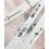 Rolex jeu Aiguilles Complet LUMINOVA Montres Hommes GMT MASTER 116710 cal 3186 ref 410-116710