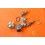Rolex lot de poussoirs acier complets vissés Montres Rolex Daytona 6263,6265,16520,116520