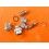 Rolex lot de poussoirs acier complets vissés Montres Rolex Daytona 6263,6265,16520,116520