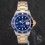 Rolex Submariner Date tutone and 18k Gold 16613,16803,16808,16618 Watch Bezel Blue Insert Graduated superluminova for sale