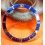 ROLEX RARE INSERT GRADUE LUNETTE BLEU SUPERLUMINOVA MONTRES SUBMARINER DATE 16613,16618,16803,16808