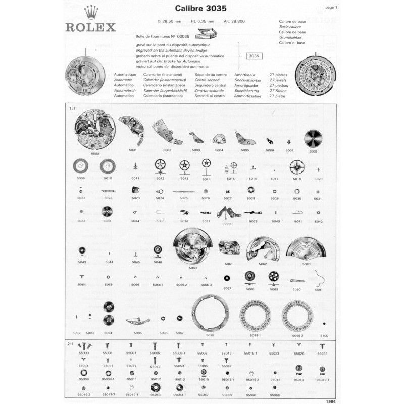 Rolex Genuine NEW Watch part Rotor Oscillating Automatic Weight