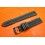 BREITLING VINTAGE BRACELET PLONGEUR REF S106 DIM 18/16mm TOILE COULEUR NOIR MATE AVEC BOUCLE ARDILLON BREITLING