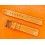 BREITLING RARE BRACELET CUIR ORANGE REF 217X DIM 18/16mm Ref RKLWB7 AVEC BOUCLE ARDILLON BREITLING