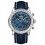 Breitling Original blue leather 101X CALFSKIN LEATHER STRAP BRACELET 24-20mm Navitimer,Superocean,Super Avenger 46mm