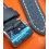 Breitling Original blue leather 101X CALFSKIN LEATHER STRAP BRACELET 24-20mm Navitimer,Superocean,Super Avenger 46mm