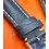 Breitling Original blue leather 101X CALFSKIN LEATHER STRAP BRACELET 24-20mm Navitimer,Superocean,Super Avenger 46mm