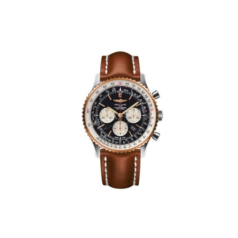 Breitling Original Brown leather 439X CALFSKIN LEATHER STRAP