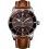 Breitling Bracelet 24-20mm Cuir Veau Marron 130-80 boucle ardillon ref 439X Montre Navitimer,Superocean,Super Avenger 46mm