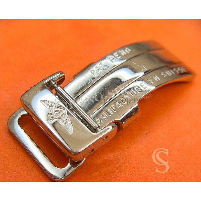 Fermoir Breitling Triple Déployante Acier - Pour Montre Plongeur, Largeur 18 Mm, Neuf Sans étiquette