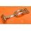 Breitling originale boucle, fermoir déployant medium en acier poli 16/13mm Bracelet cuir