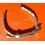Rare Bracelet articulé acier vintage avec boucle ardillon 12mm finition brossée