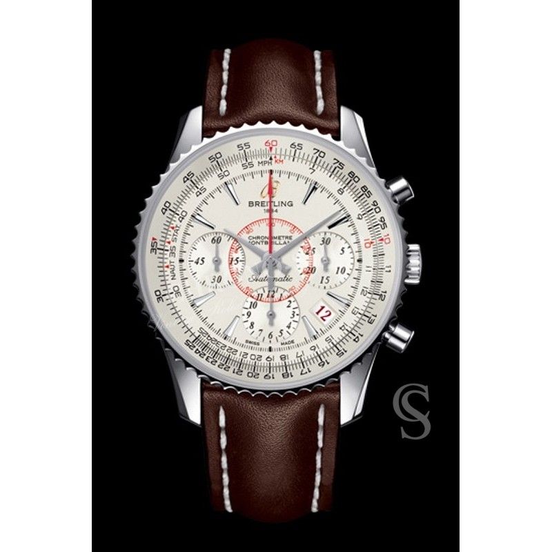 Breitling Original Brown leather 431X CALFSKIN LEATHER STRAP
