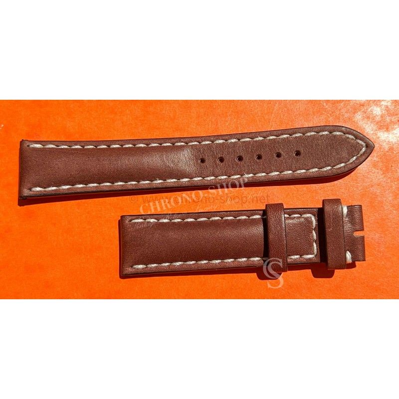 ブライトリングBreitling純正レザーベルト 純正バックル付 18-20mm