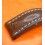 Breitling Partie brin de Bracelet 24-20mm Cuir Veau Chocolat 130 ref 443X Montre Navitimer,Superocean,Super Avenger 46mm