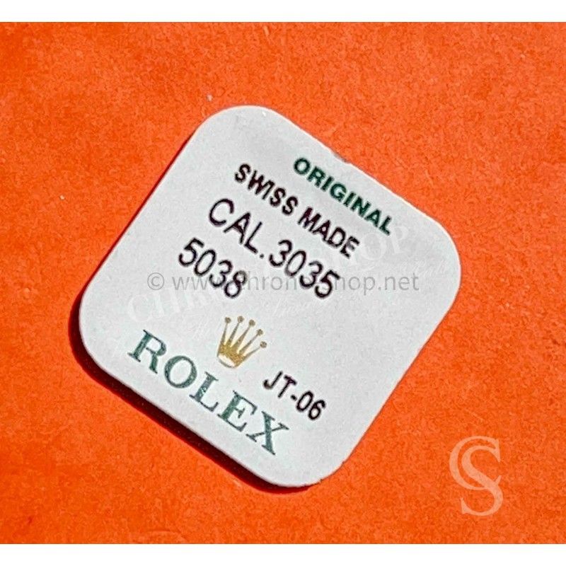 ROLEX Fourniture horlogerie, Sautoir de tirette monté Ref 5038, 3035-5038 Calibres Rolex auto 3035