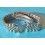 BRACELET MONTRE JUBILEE MAILLONS PLIES ACIER 20mm