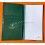 ROLEX ACCESSOIRE PORTE DOCUMENT 80's, PORTEFEUILLE EN CUIR VERT POUR CARTES, GARANTIES, NOTICES MONTRES VINTAGES