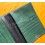 ROLEX ACCESSOIRE PORTE DOCUMENT, PORTEFEUILLE EN CUIR VERT POUR CARTES, GARANTIES, NOTICES MONTRES REF 0068.08.05