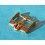 70's WRIST WATCH OMEGA BIG LOGO STRAP BAND BUCKLE 16MM GOLD PLATED