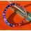 RARE 80's VINTAGE FADED ROLEX INSERT DE LUNETTE GMT MASTER 16700, 16760, 16710, COULEUR PEPSI