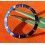 Colorful 90's Blue Rolex Submariner Tutone 16803 16613 16808 16618 Gold Watch Bezel Insert Part