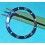 Old 90's Dark Blue color Rolex Submariner Tutone 16803, 16613, 16808, 16618, Gold Watch Bezel Insert Part
