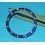 Old 90's Dark Blue color Rolex Submariner Tutone 16803, 16613, 16808, 16618, Gold Watch Bezel Insert Part