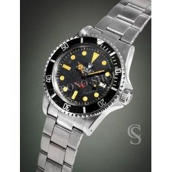 Rolex Vintage 70's Rare Sea-Dweller 1665 watch Crystal Retainer Ring glass tropic 39, Double red, DRSD, Seadweller