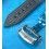 Zenith Watch Strap Rubber 27.00.2318.515 Black Colour 23mm for Stratos 45mm Felix Baumgartner With Ssteel bipolished