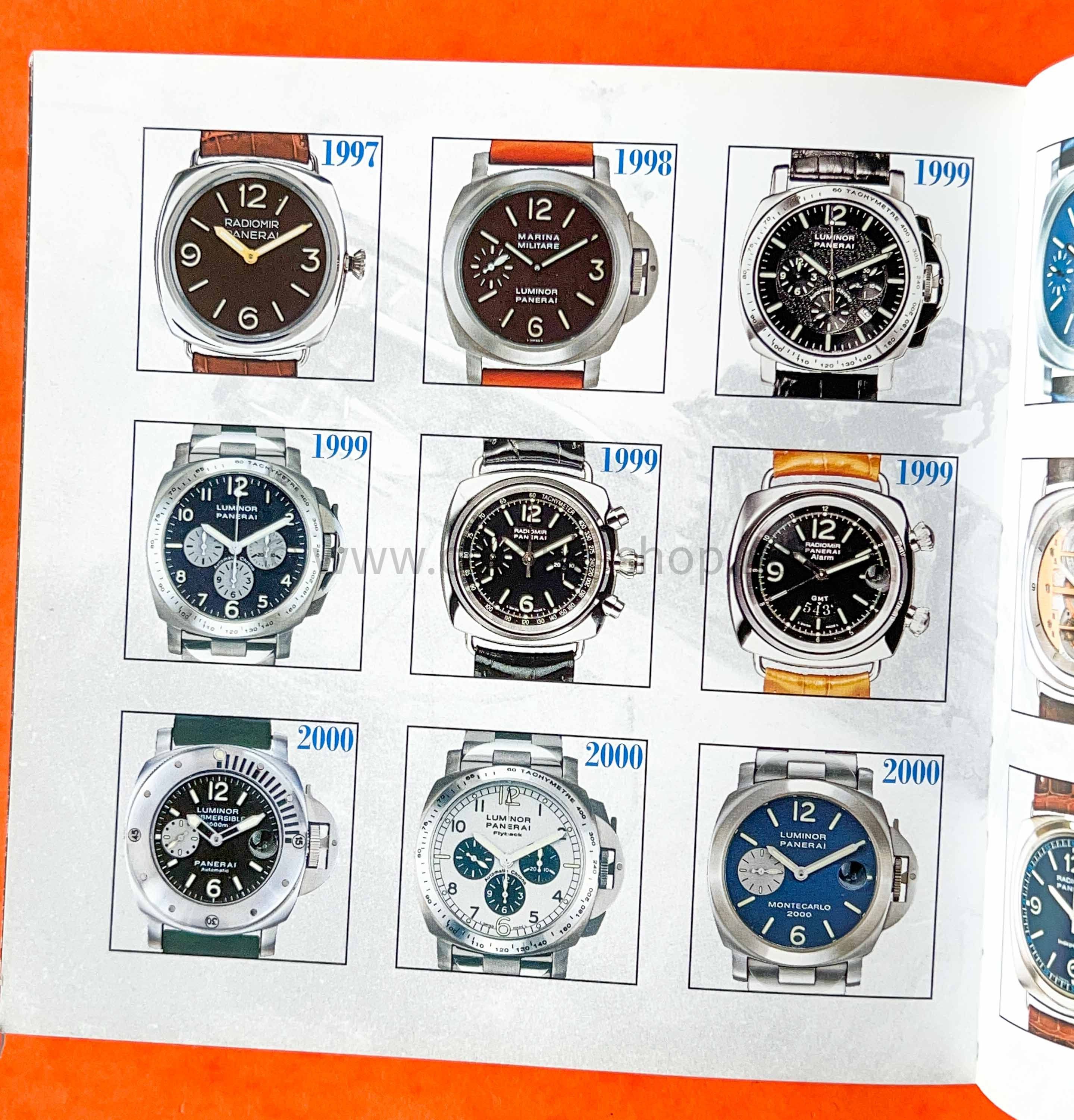 Rare Panerai Catalog Manual Watches Collection 1997 2003