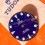 TUDOR RARE 90'S PRINCE DATE SUBMARINER 36MM WATCH REF 75190 BLUE WATCH DIAL PART FOR SALE