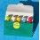 Rolex genuines set of 5 Wooden Multicolor  Golf Tees Marker Holders Set
