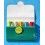 Rolex genuines set of 5 Wooden Multicolor  Golf Tees Marker Holders Set