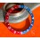 ROLEX RED BACK VINTAGE 70'S PATINATED BEZEL INSERT FADED PEPSI RED BLUE GMT MASTER 1675,16750 WATCH INLAY PART