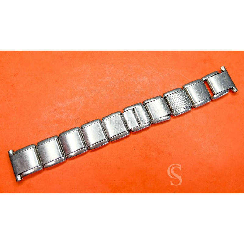 BRACELET De Montre Extensible Vintage Des Années 50/60 - Plaqué Or 15mm - NEUF Avec étiquettes