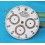 AUTHENTIQUE CADRAN ROLEX DAYTONA 116520 BLANC -NEUF--CAL 4130