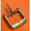 OMEGA 70's WRIST WATCH OMEGA LOGO STRAP BAND LADIES BUCKLE 16/12mm YELLOW GOLD PLATED