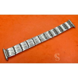 Vintage Watch bracelet Rare 20mm expandable steel divers band 50s/60s Breitling,Omega,IWC,Tissot,Tudor